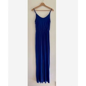 LUSH Cobalt Blue Casual Maxi Dress